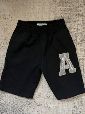 🧡3/15 aeropostale kids NYC Est. 1987 Black Shorts Boys M 10/12